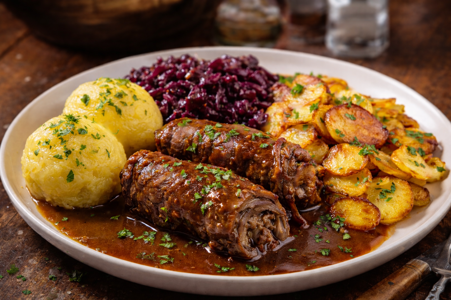 Was passt zu RInderroulade ?