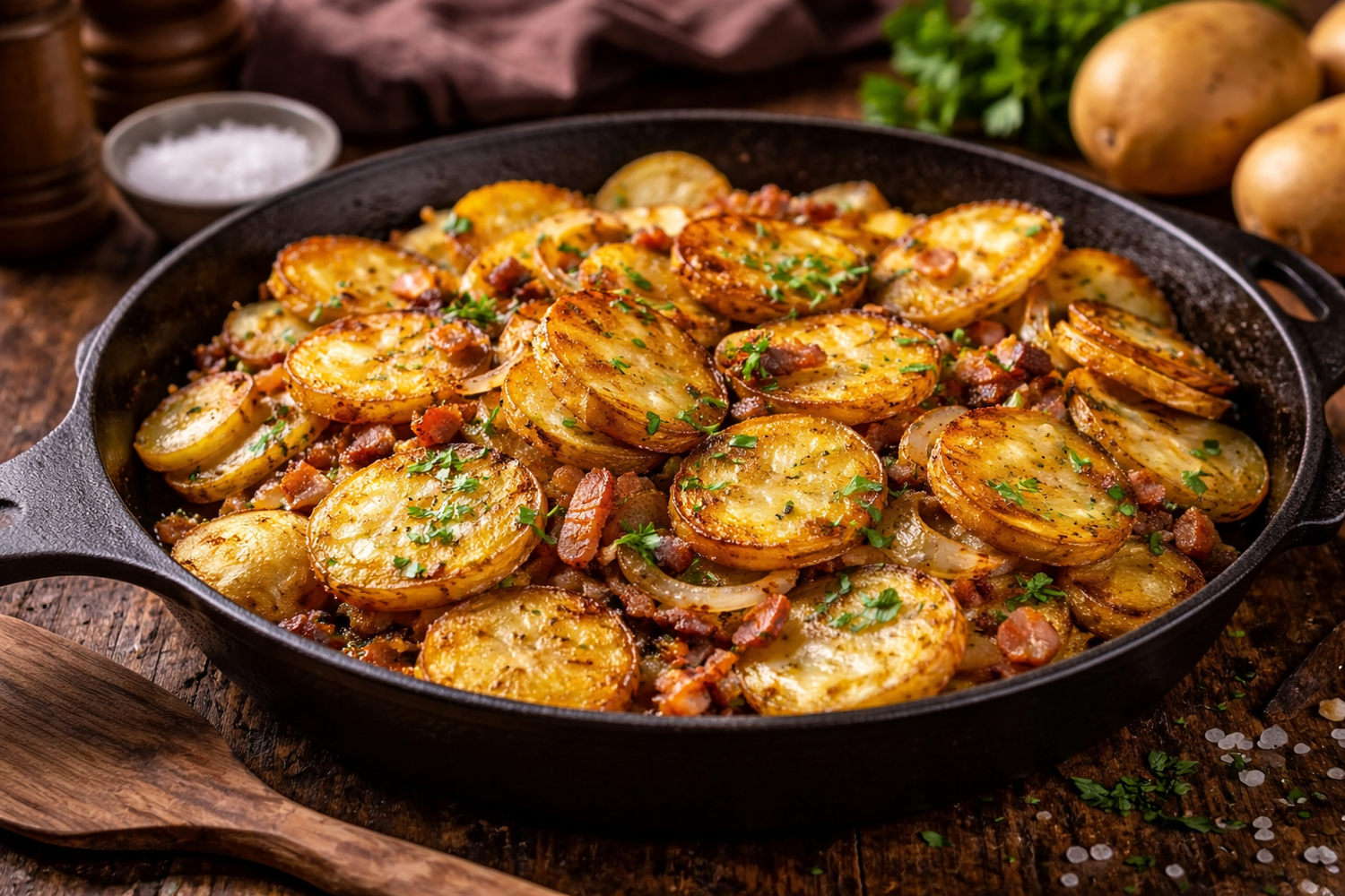 Knusprige Bratkartoffel: Rezept für klassische Kartoffeln