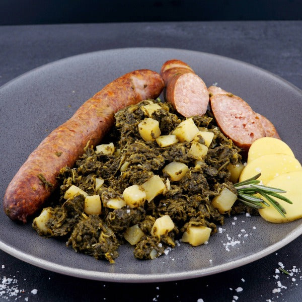 Kartoffelwurst mit Grünkohl, 450 g