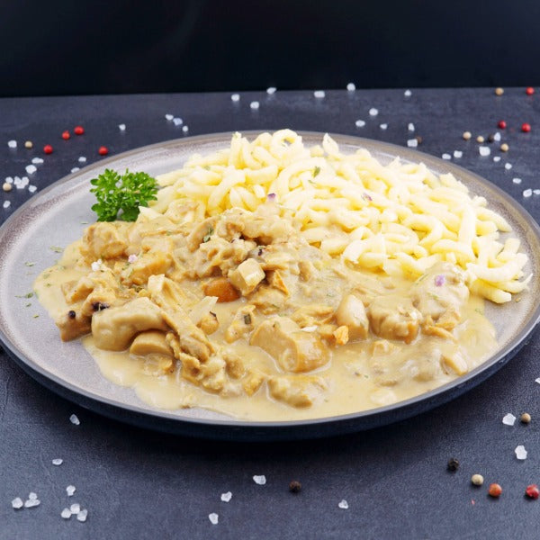 Hähnchengeschnetzeltes mit Steinpilzen, 450 g